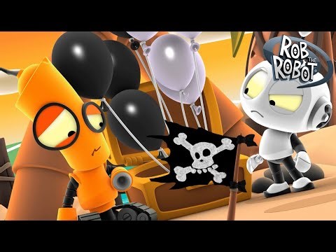 Mutiny on Buccaneer Planet! 🦜🏴‍☠️ | Rob the Robot | Kids Educational Cartoons