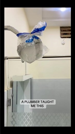 Great trick to remove limescale from your shower