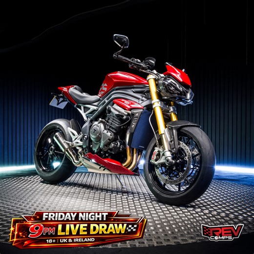 2024 TRIUMPH RS 1200 SPEED TRIPLE   £1000 - Rev Comps