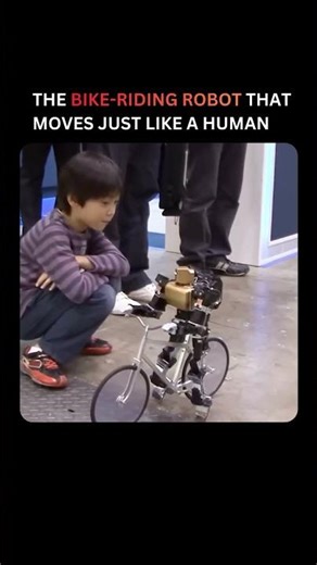 THE BIKE-RIDING ROBOT THAT MOVES JUST LIKE A HUMAN