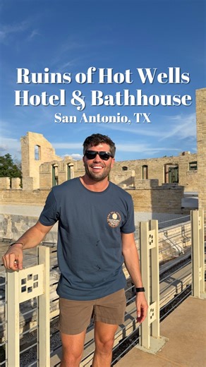 52K views · 6.6K reactions | The Hot Wells Hotel & Bathhouse had a nice run as a luxury hot sulfur water resort in San Antonio in the late 1800’s and early 1900’s. Prohibition, three different fires and general declining interest in the “healing waters” of these types of resorts led to the ruins we have today. 梨: @thcprovisions #sanantonio #texas #sanantonioriverwalk | John Sorsby - Texas History & Outdoors | Facebook