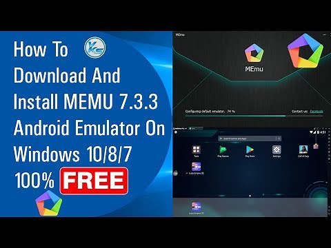 ✅ How To Download And Install Memu 7.3.3 Android Emulator On Windows 10/8/7 100% Free (Feb 2021)
