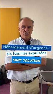 Hébergement d'urgence : six familles expulsées sans solution