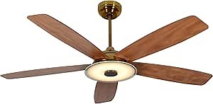 Amazon.com: Carro Striker 56'' Smart Ceiling Fan with Remote, Light Kit Included, Works with Google Assistant and Amazon Alexa, Gold Fan Hub, 13.2'' H x 56'' W x 56'' D : Tools & Home Improvement
