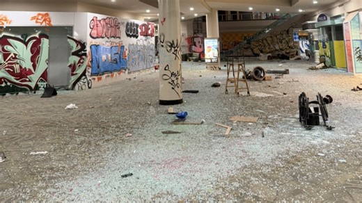 Abandoned Southern California mall overrun by vandals; 402 police calls since October