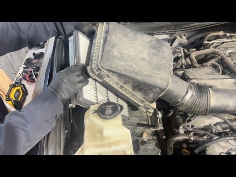 2007-2021 Toyota Tundra Engine Air Filter Removal, Inspection And Installation Instructions