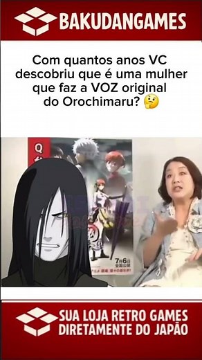 Naruto Kujira como Orochimaru Voice Actor Behind the Scene