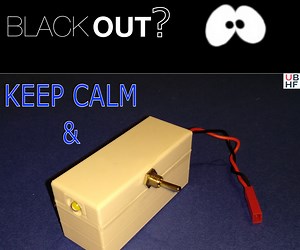 LED Emergency Lamp (Mostly Reclaimed)