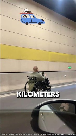 Disabled Man Travels 500 Kilometers with His Special Wheelchair