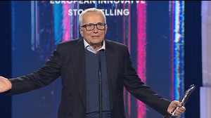 137K views · 1.7K reactions | "I haven't prepared anything, I'm sorry for this. Of course I'm happy and thankful to the Academy. Because giving an award for innovation to such an old man is a fantastic recognition." Marco Bellocchio wins the European Innovative Storytelling 2022 for the series EXTERIOR NIGHT. #europeanfilmawards #monthofeuropeanfilm ✨ | European Film Academy | Facebook