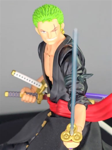 🔥 Upgrading Zoro! 🔥 I swapped Zoro’s plastic skirt for a cloth one and the difference is HUGE! This simple mod gives the figure a massive upgrade in quality, articulation, and poseability, making it way easier to get dynamic and realistic poses. Definitely one of the best mods you can do for this figure! 👀💥 #OnePiece #Zoro #SHFiguarts #FigureMod #VenturaCollector