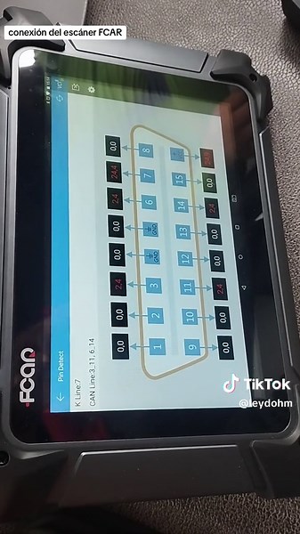 Escaner FCAR en Motor Cummins: Conexión y Uso