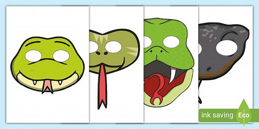 Snake Role Play Masks