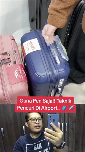 Guna Pen Saja!! Teknik Pencuri Di Airport.. 🧳✈️ | pen