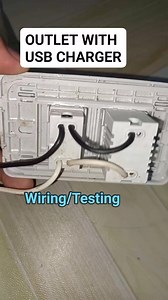 7.8K views · 21 reactions | Outlet with USB Charger built in for phones / tablets very convenient . #electrician #relay #panelboard #control #light #switch #wiring #outlet #diy #electrical | Electricians Guide | Facebook