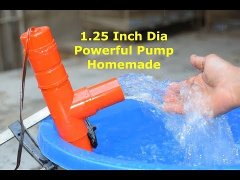 How to make Powerful Water Pump - Homemade High Pressure Pump