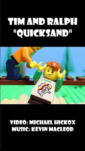 Tim and Ralph: Quicksand - LEGO Adventure Goes Wrong! #michaelhickox #stopmotion #lego