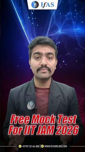 Free Mock Test For IIT JAM 2026