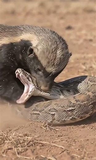 Honey badger vs Python