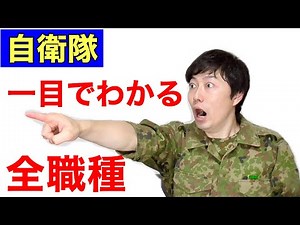 【陸上自衛隊】一目でわかる自衛隊員の職種の見分け方 元自衛隊芸人トッカグン