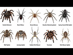 Every Type of Spider Explained | 10 Amazing Spider Species You Should Know 🕷️
