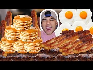 20,000 CALORIES OF BREAKFAST FOOD IN 10 MIN!