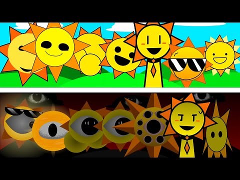 Every Mr. Sun Singing Together (Sprunki Gyat, Retake, Scrunkly, Sprunked, Sprinkle, Pyramixed)