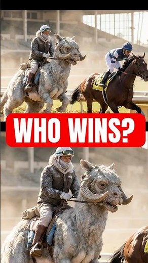 Horse vs TAUNTAUN - Who Wins the Race? | #starwars