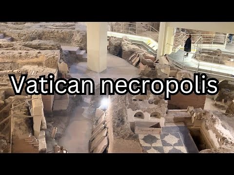 Explore the Vatican's newest necropolis!