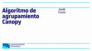 Algoritmo de agrupamiento Canopy