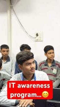 IT awareness program #jetking #motivation #computereducation #skilldevelopment