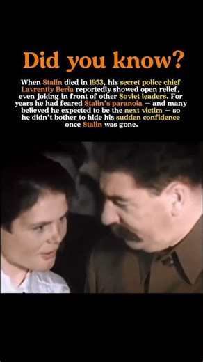 Beria’s Reaction to Stalin’s Death Shocked the Kremlin