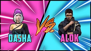 DJ Alok vs. Dasha: Who is the better Free Fire character?