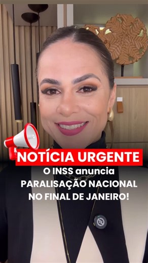 Ellaine Olivêira | Advogada on Instagram: "🚨 NOTÍCIA URGENTE DO INSS 🚨 O INSS confirmou paralisação nacional dos atendimentos nos dias 28, 29 e 30 de janeiro — incluindo agências fechadas, Canal 135 sem funcionar e Meu INSS (site e app) indisponíveis. 👉 Para reduzir os impactos, o órgão fará mutirões de atendimento nos finais de semana (com agendamentos extras e atendimentos que antecipam perícias, quando houver programação). ⚠️ Fique atento às datas e ao que for divulgado oficialmente pelo I