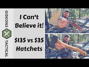 I Can't Believe it! $135 vs. $35 Hatchet Face Off