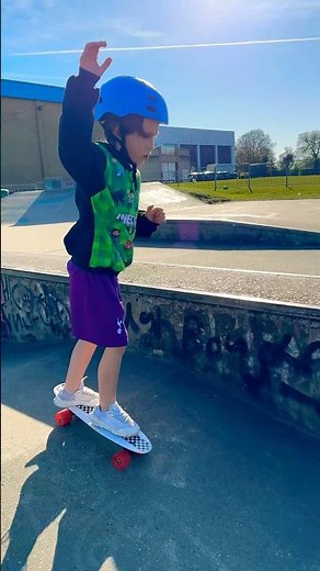 First Try Skateboard Skills! 🛹 Amazing Move with Jude