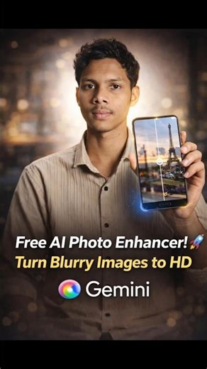 Free AI Photo Enhancer | Turn Blurry Images to HD with Gemini