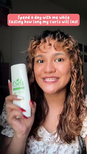 testing how long curls leave in lasts! ⏰ add to cart to get #instacurls! 👩🏻‍🦱