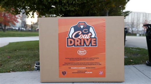 Chicago Bears Coat Drive kicks off with goal of collecting 20,000 jackets