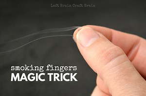 Cool Science Magic Trick - Smoking Fingers Trick