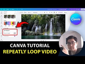 How to loop canva video - It's super easy!