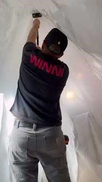 No TAPE! Zip Wall System. #diy #tools #construction