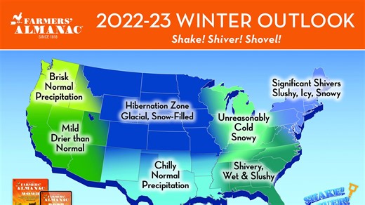 'Shake, shiver, shovel'? Farmers' Almanac makes winter predictions for Oklahoma, rest of US