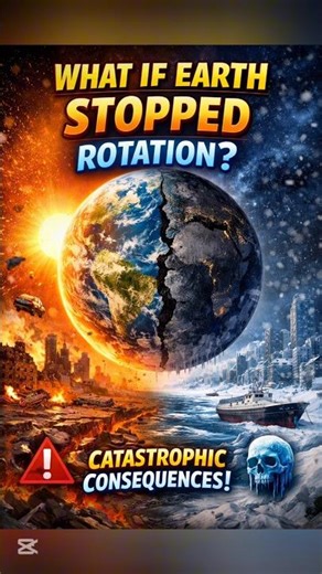 Agar Earth ghumna band karde to kya hoga??? 😱 #shorts #hindifacts #earth #factswithrehan