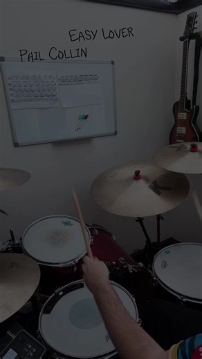A song my dad got me hooked on growing up. What an incredible intro 🥁🔥 Easy Lover – drum cover #philcollins #drums #like #follow #livemusic