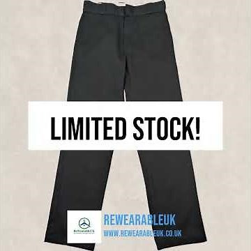 Dickies 874 Original Work Pants W30 L34 Black Mens