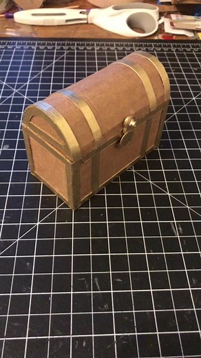 DIY Paper and Cardboard Treasure Chest Crafting Guide