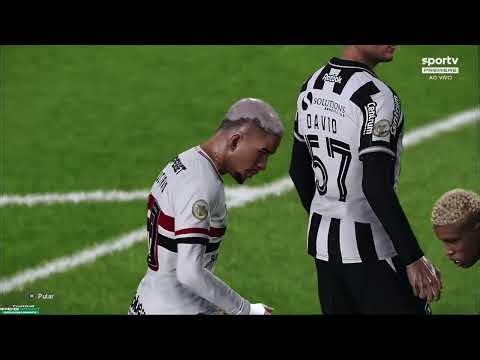 SÃO PAULO X BOTAFOGO- GAMEPLAY /PES 2021/ PLATAFORMA / PC