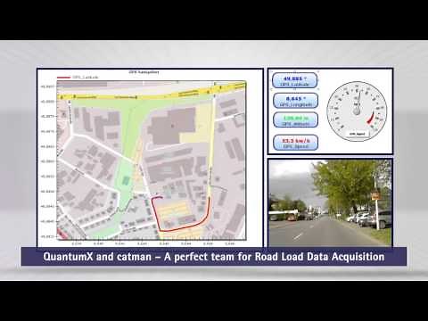 Road Load Data Acquisition with catmanAP Software