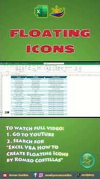 Floating Icons in Excel VBA